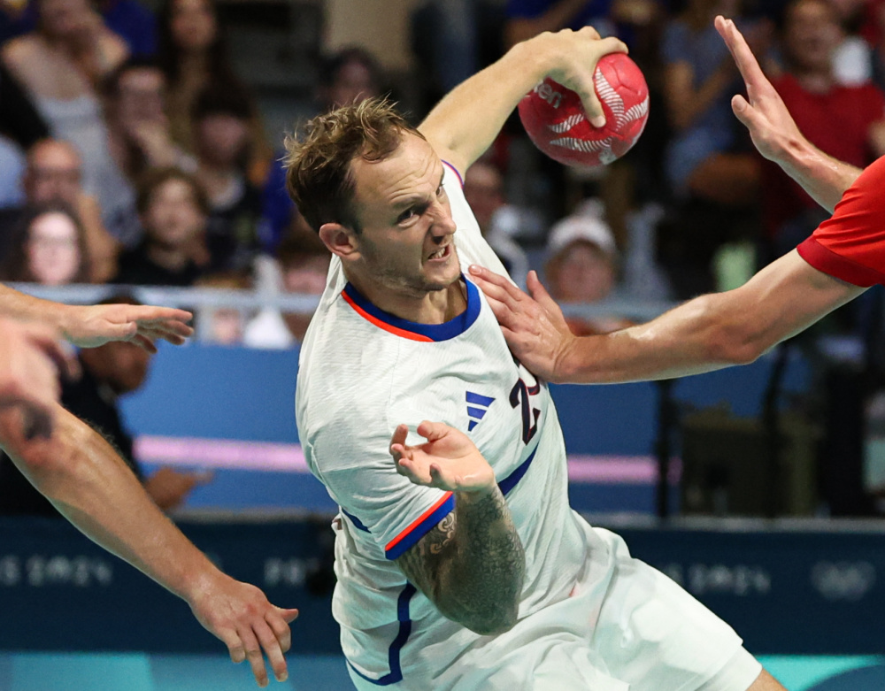 男子手球团队决赛中法国队夺冠 男子手球团队决赛中法国队夺冠